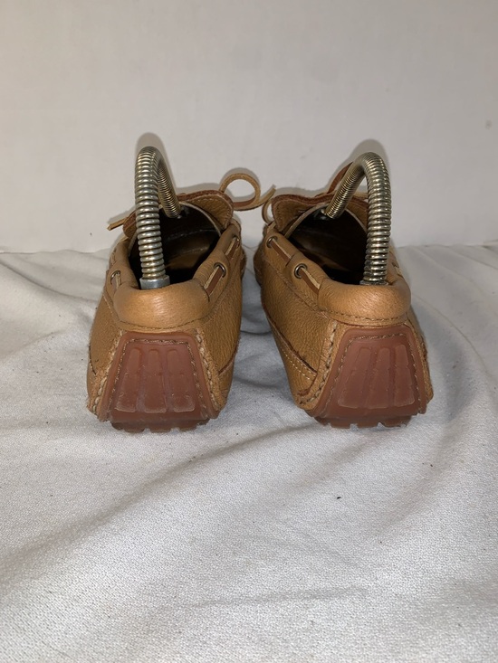 Minnetonka Men’s Tan Leather Moccasin Loafers